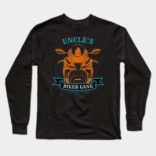 Uncle's Biker Gang Father's Day Long Sleeve T-Shirt